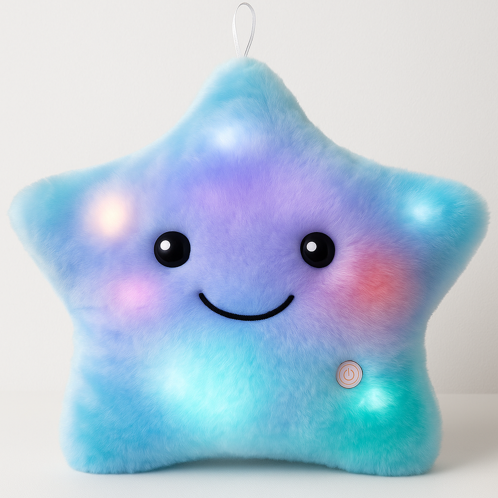 Twinkle Star Glow Pillow