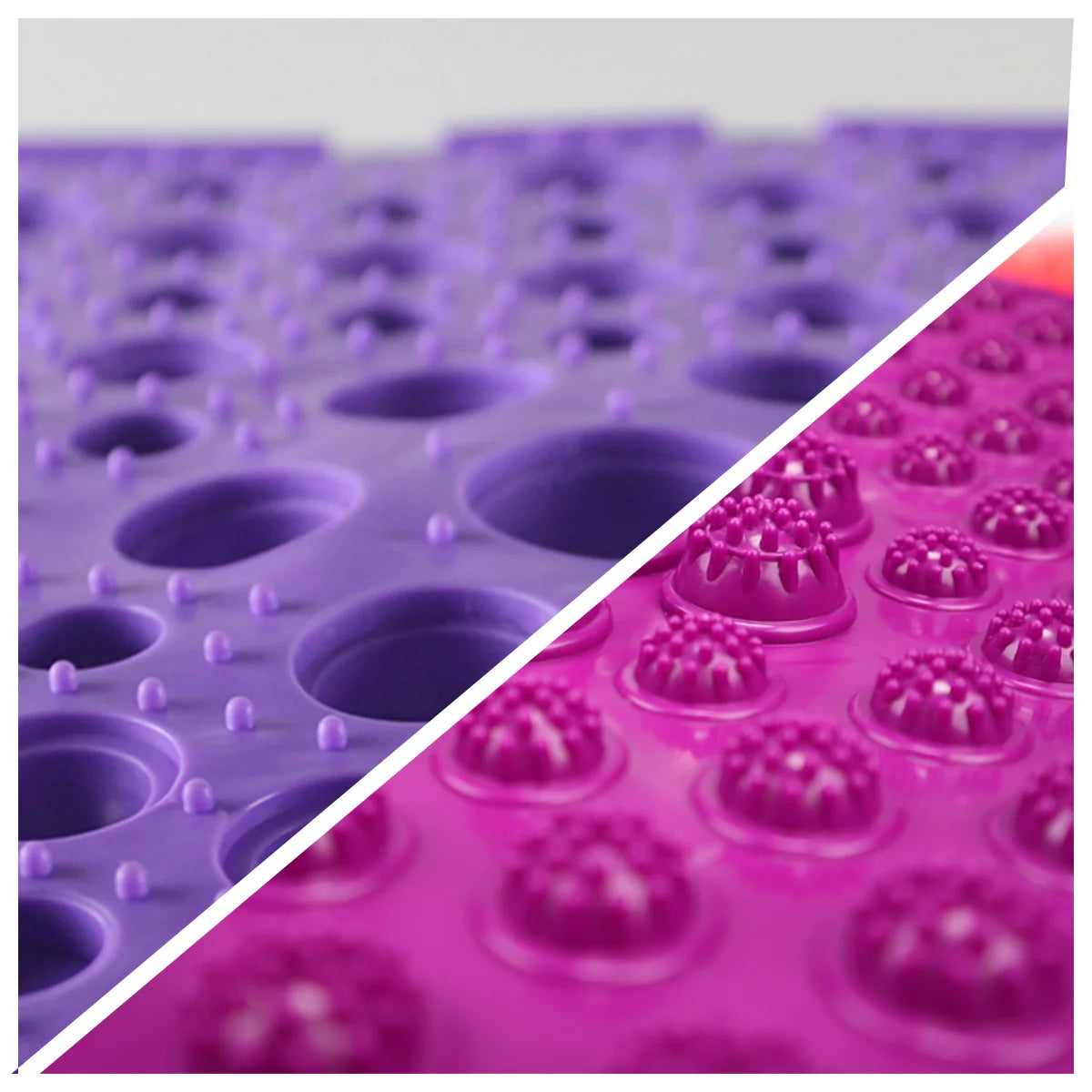 Sensory Foot Massage Mats - 6 Piece Interlocking Set