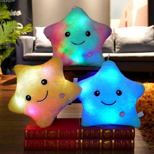 Twinkle Star Glow Pillow