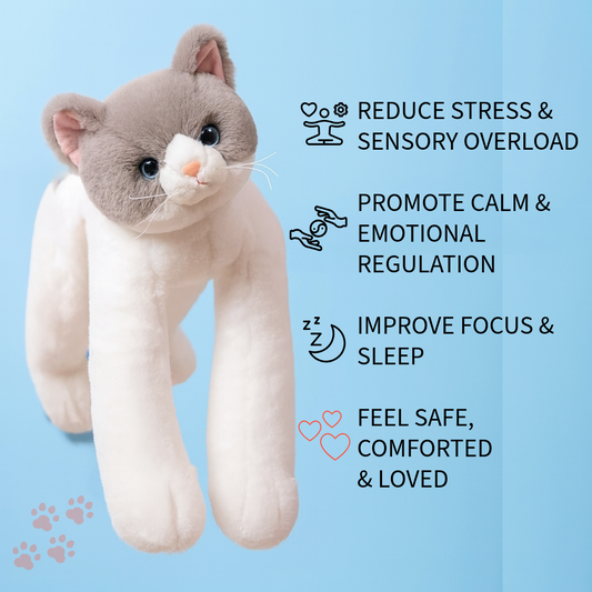 SnuggleCat - Weighted Hug Buddy (Life-Size, 70cm)