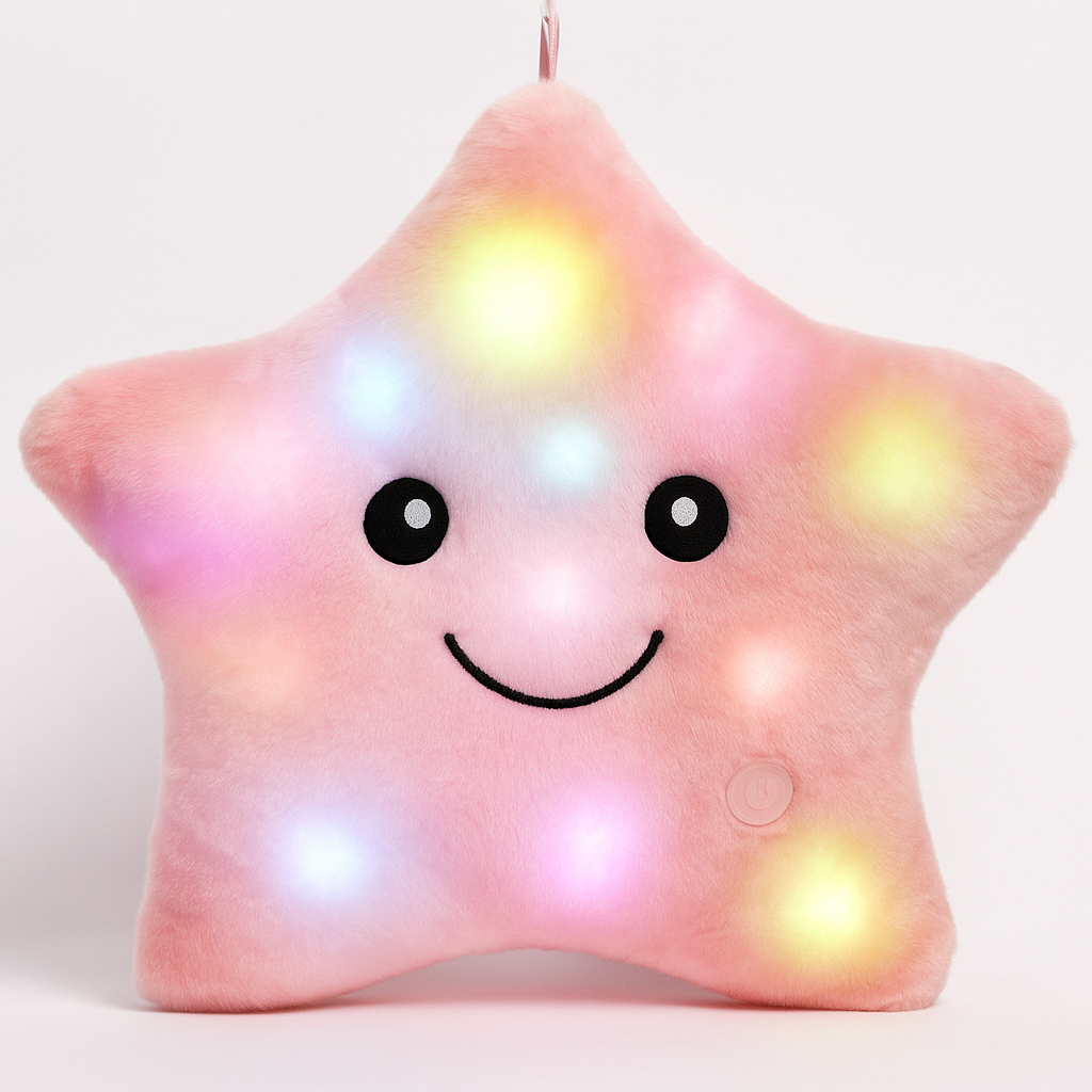 Twinkle Star Glow Pillow