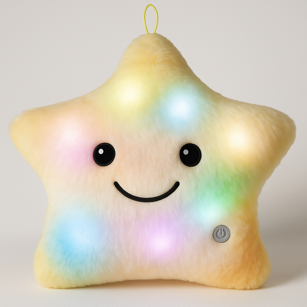 Twinkle Star Glow Pillow