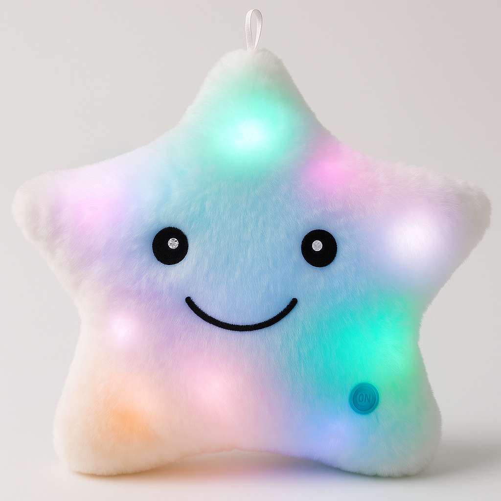 Twinkle Star Glow Pillow